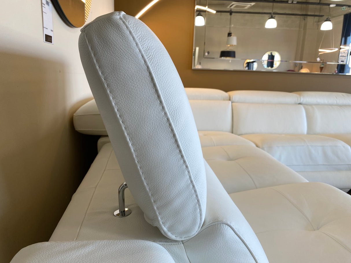 canapé panoramique en cuir relax 