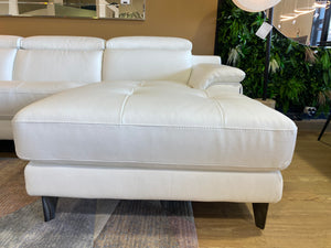 canapé panoramique en cuir relax 