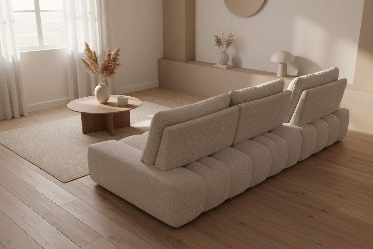 Corner sofa forwards and backwards 286x189cm - Rumy