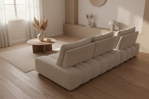 Corner sofa forwards and backwards 286x189cm - Rumy