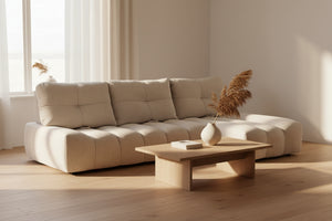 Corner sofa forwards and backwards 286x189cm - Rumy