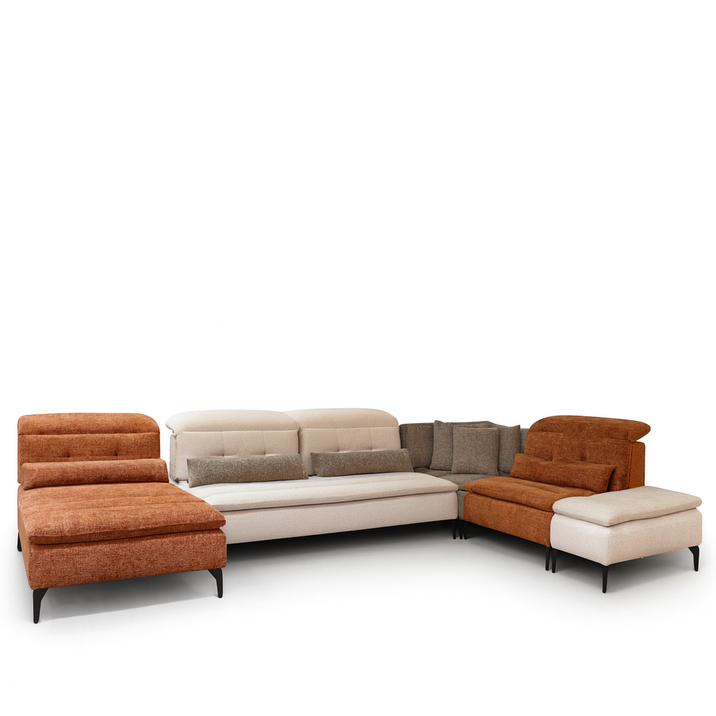 Corner sofa forward backward 384x262cm - Looper