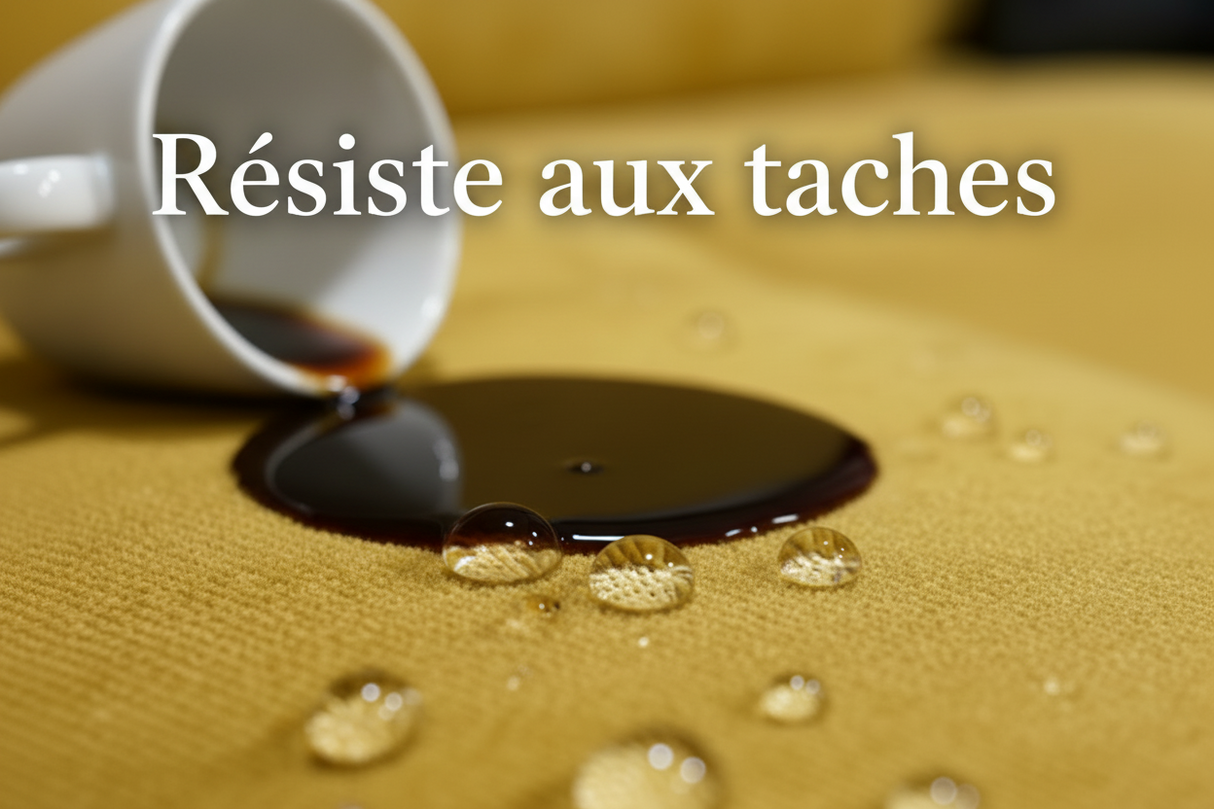 canapé d'angle relaxation jaune moutarde 