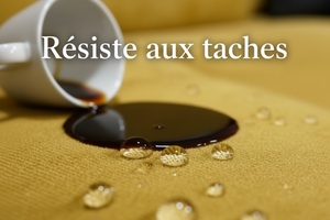 canapé d'angle relaxation jaune moutarde 