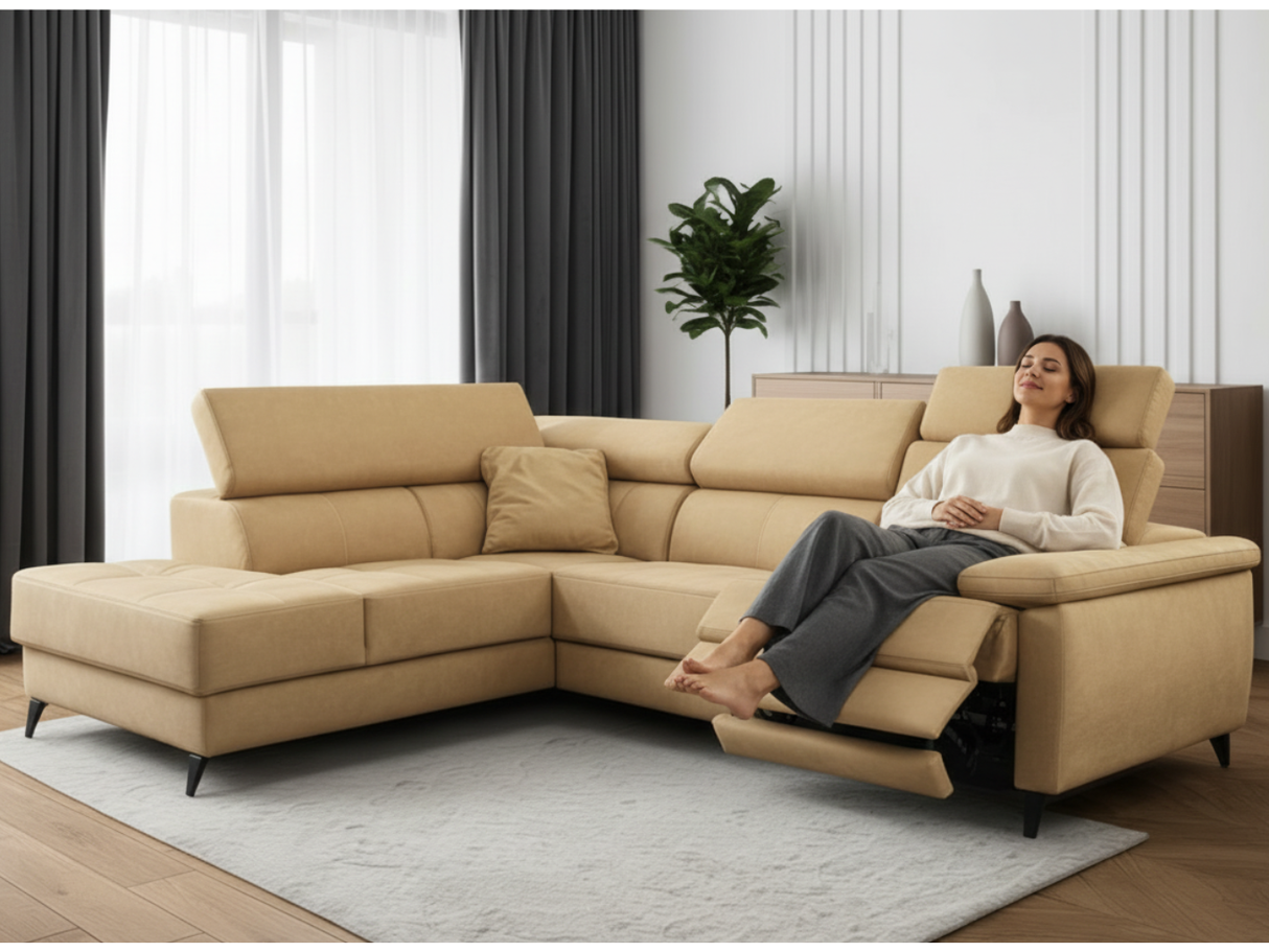 Relaxation corner sofa 281x226cm - Monica