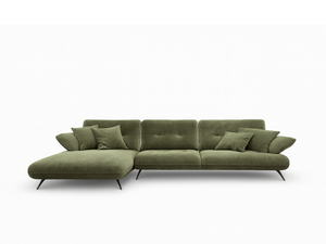 Canapé d'angle vert avance recule - Mayni