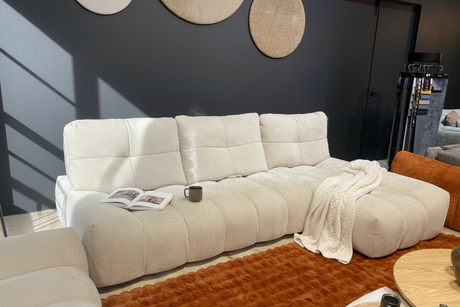 canape avance recule beige dans le magasin Souffle d'intérieur à Yerres