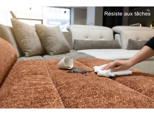 traitement anti tache d'un canape avance recule modulable