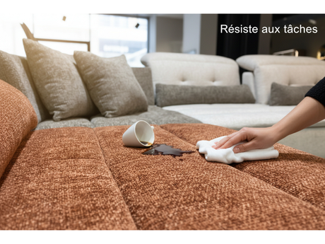 traitement anti tache d'un canape avance recule modulable