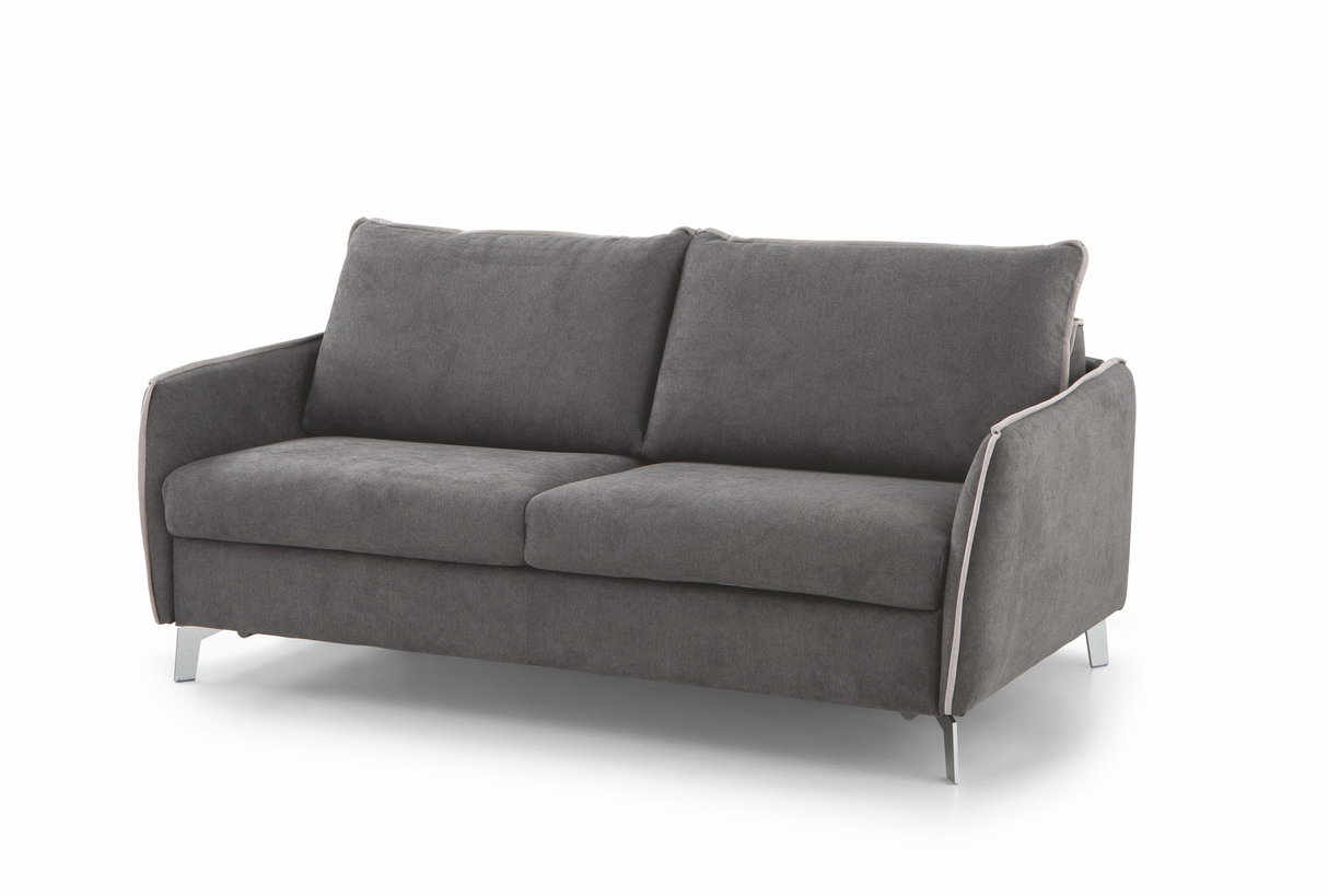 Canapé 3 places convertible Martin – vue 3/4 – tissu gris