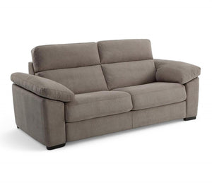 Canapé rapido lit convertible Patricia – vue 3/4 – tissu taupe