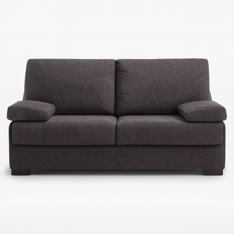 Canapé convertible rapido anthracite 3 places – compact et design – Souffle d’Intérieur