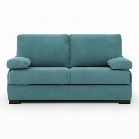 Canapé convertible rapido bleu 3 places – design élégant et compact – Souffle d’Intérieur