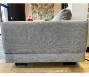 Canapé d'angle gris design méridienne en tissu  - Confort luxe - Remco - Souffle d'intérieur