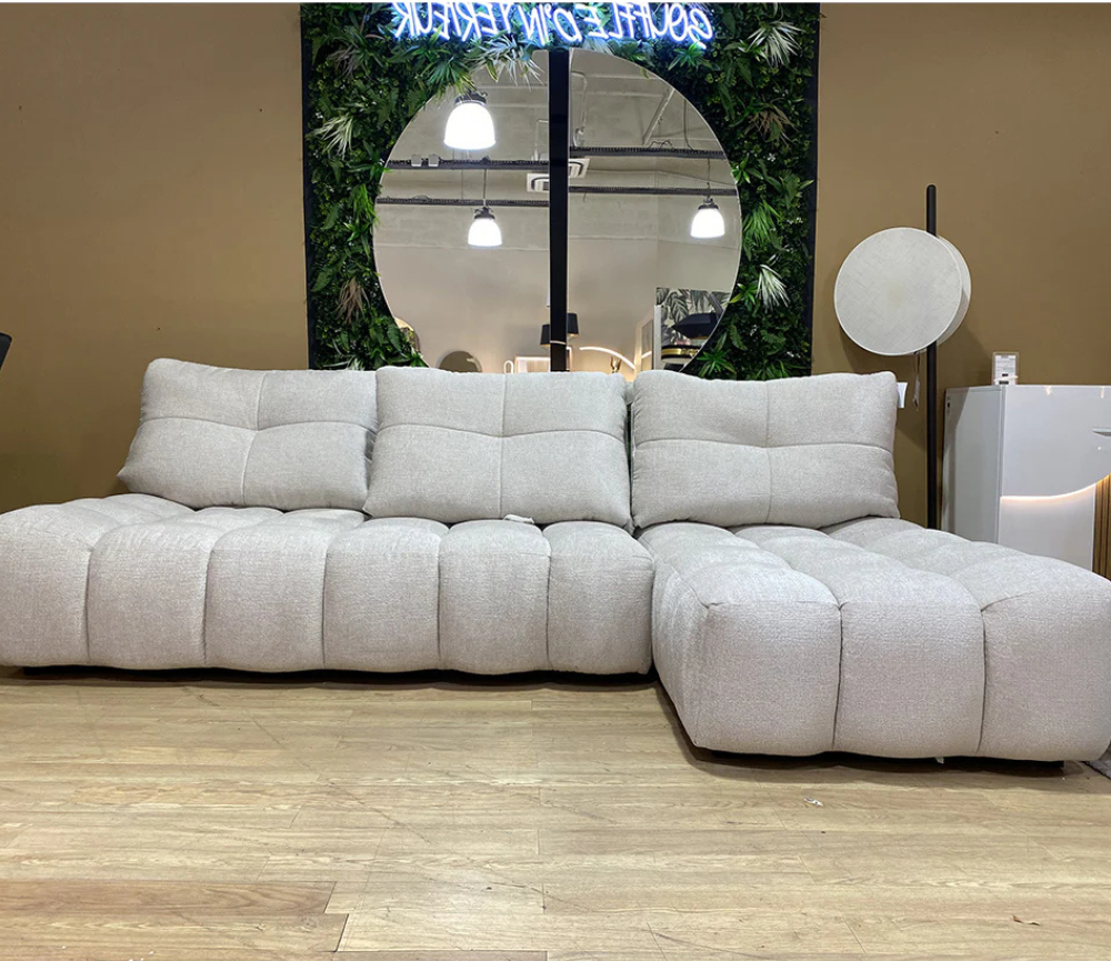 Canapé d'angle avance recule 286x189cm - Cassy