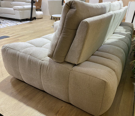 Canapé d'angle beige modulable - Souffle d'intérieur