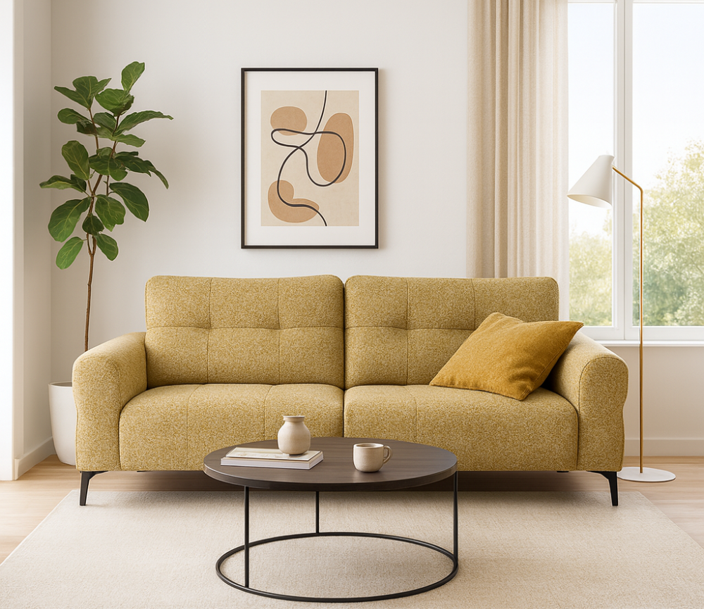 Stain resistant sofa, forward and backward, 232 cm - Melanie