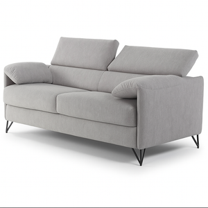 canape convertible rapido gris vue de profil