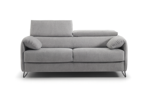 canapé convertible gris clair rapido vue de face 