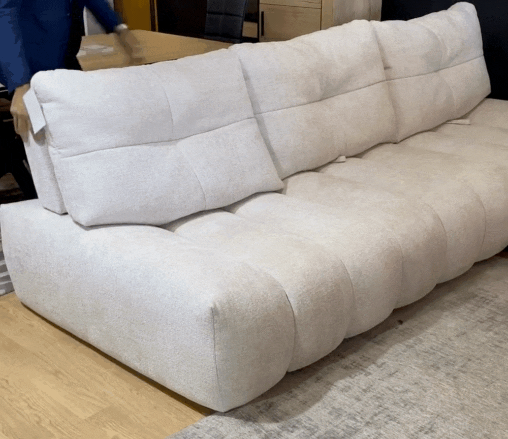 Corner sofa forwards and backwards 286x189cm - Rumy