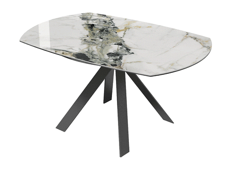 Démonstration d'ouverture table céramique rmarbre doro