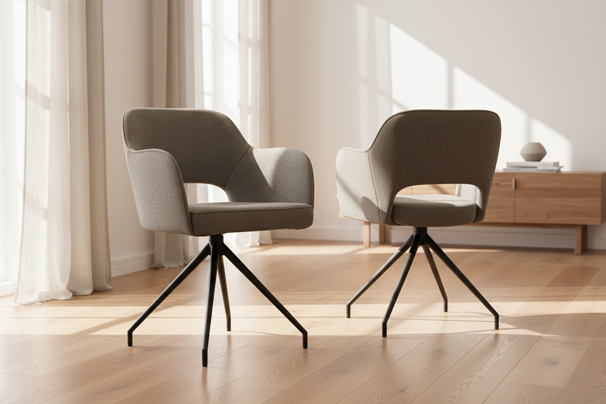 Lot de 2 chaises tournante - Chicago