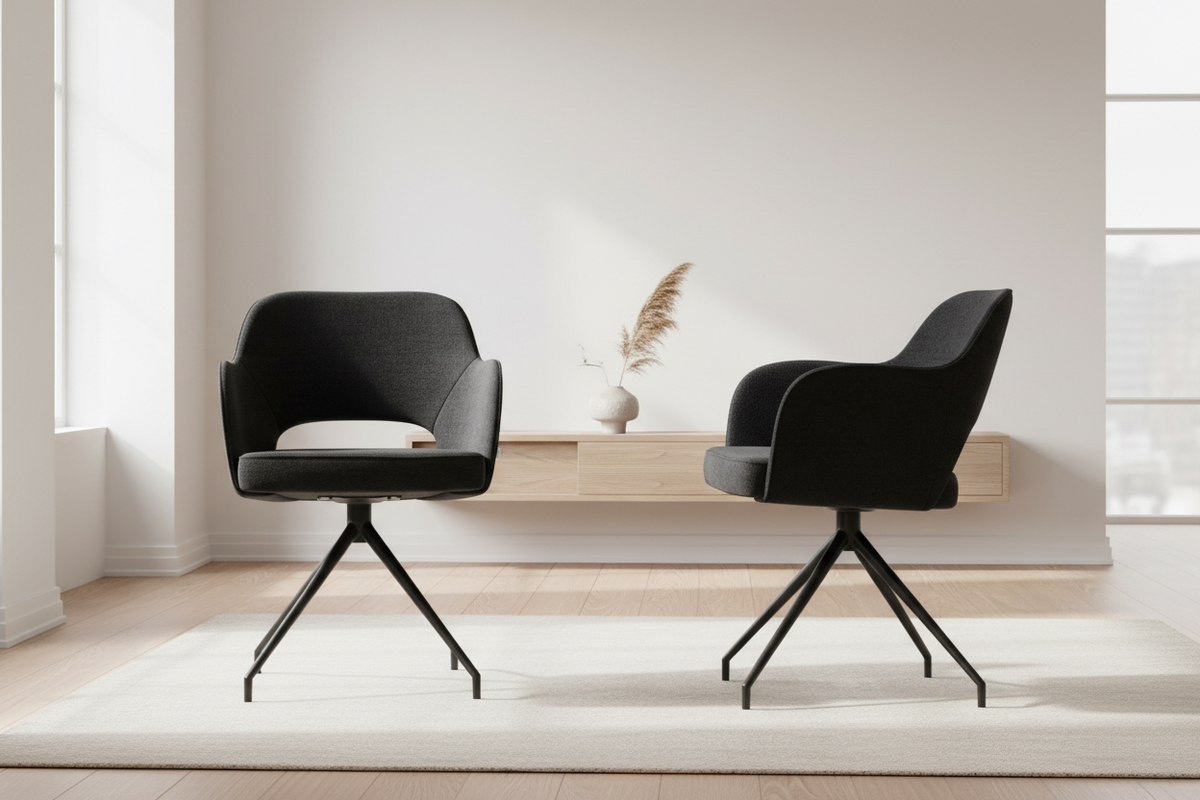 Lot de 2 chaises tournante - Chicago