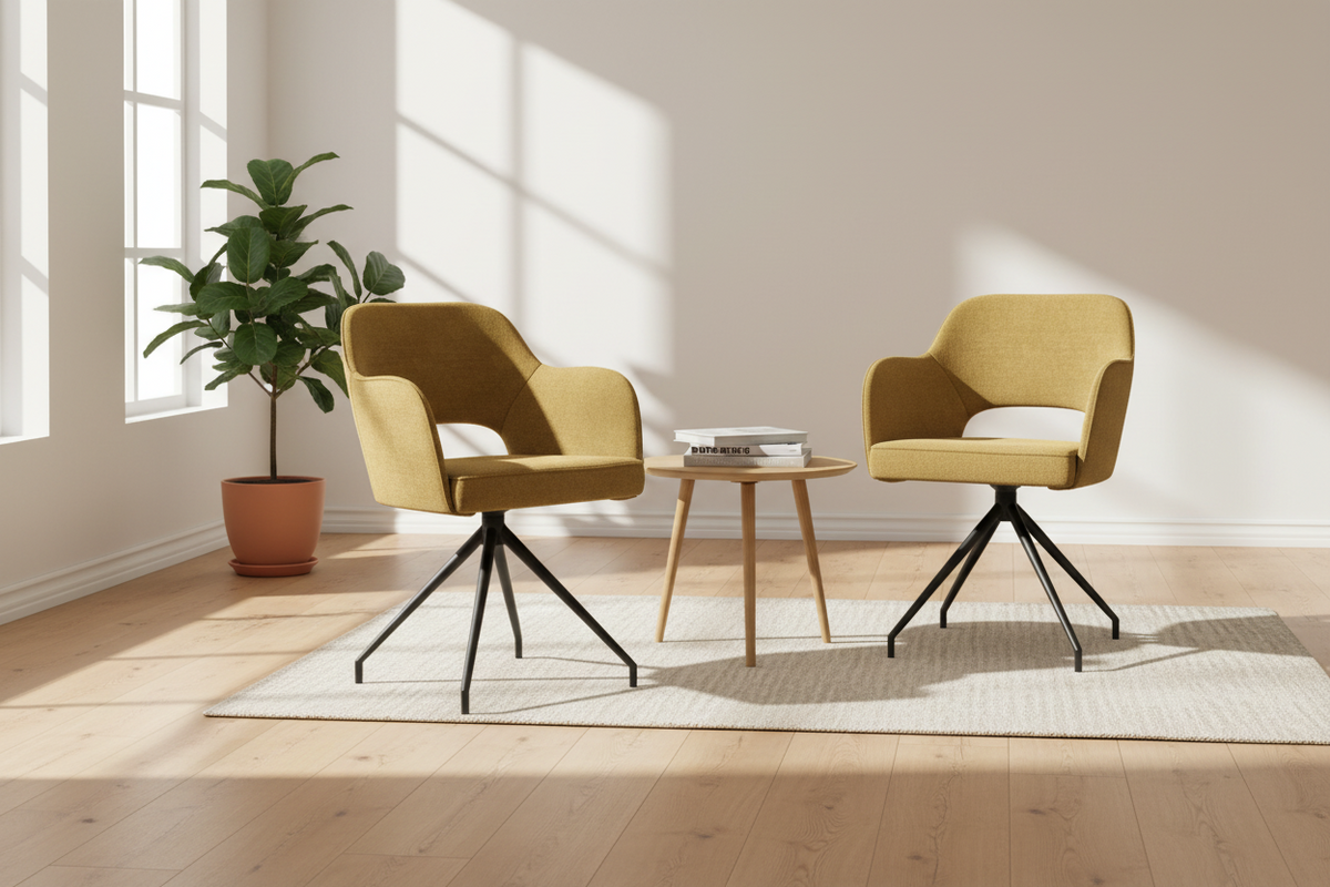 Lot de 2 chaises tournante - Chicago