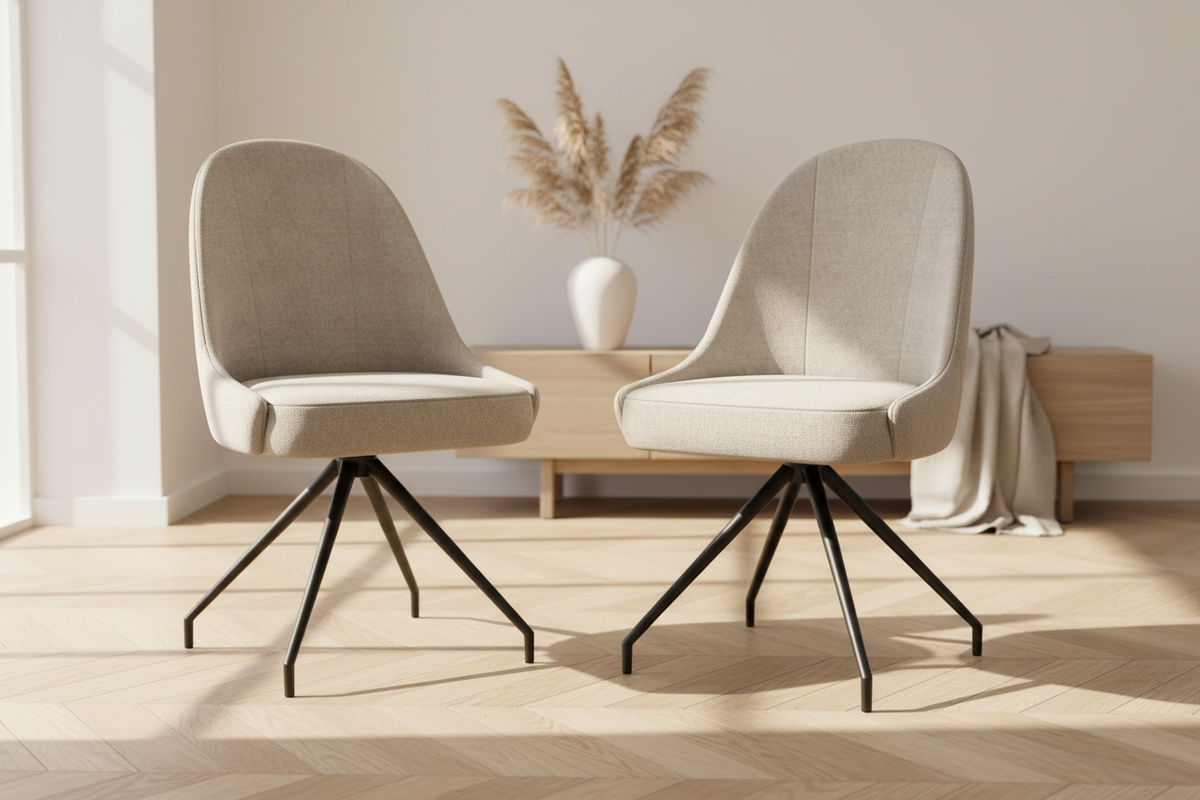 Lot de 2 chaises pivotante - Miami