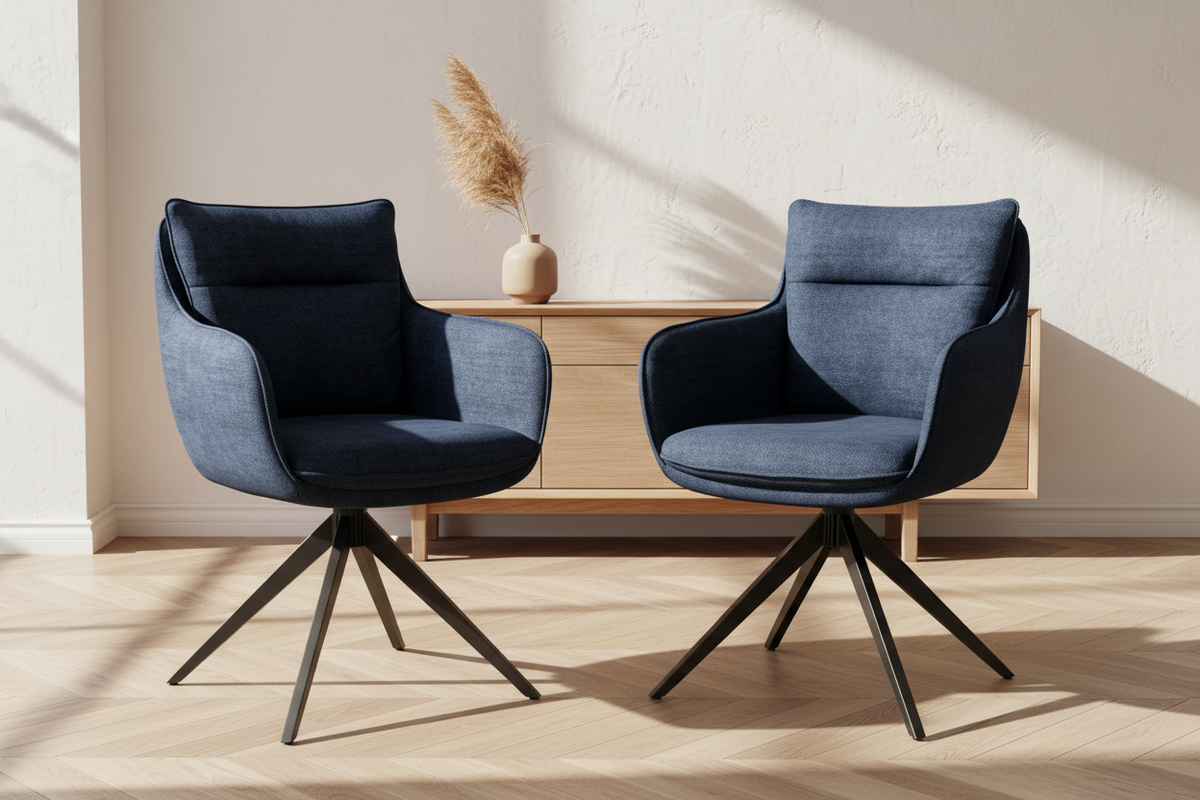 Lot de 2 chaises pivotante - Belfast