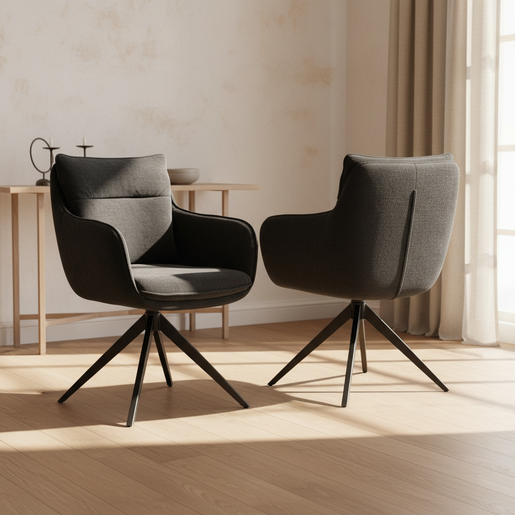 Lot de 2 chaises pivotante - Belfast
