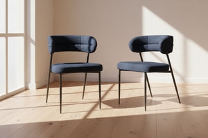 Lot de 2 chaises arrondi - Londres Akante