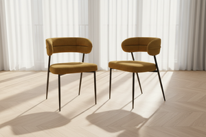 Lot de 2 chaises arrondi - Londres Akante