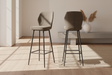 Tabouret de bar pivotant Varsovie Akante - coloris Taupe