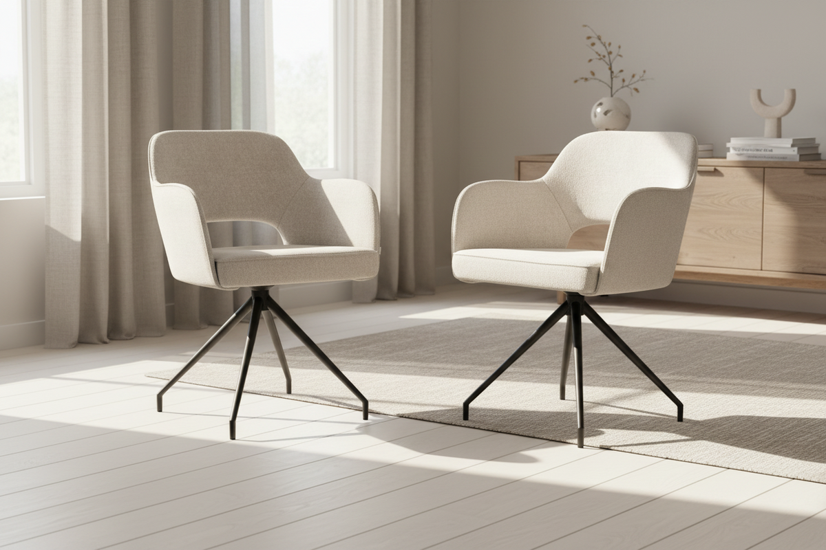 Lot de 2 chaises tournante - Chicago