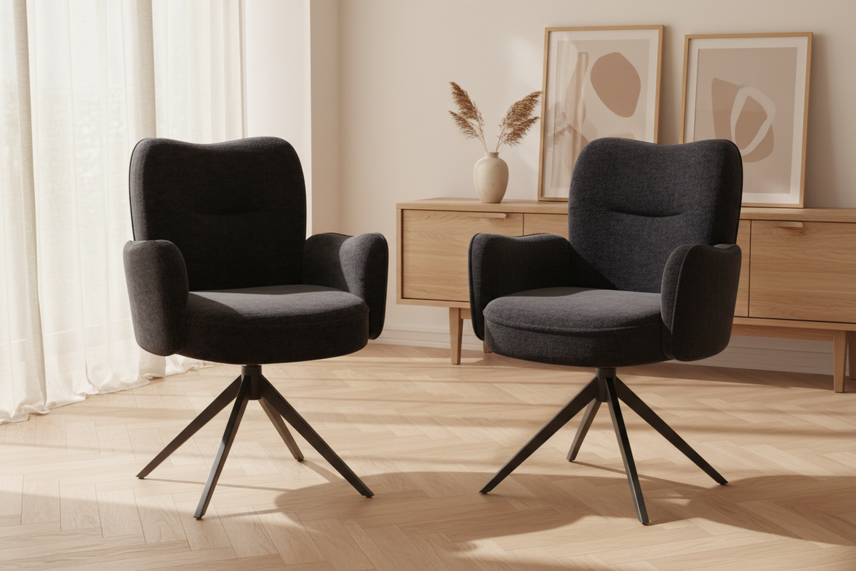 Lot de 2 fauteuils pivotant - Munich