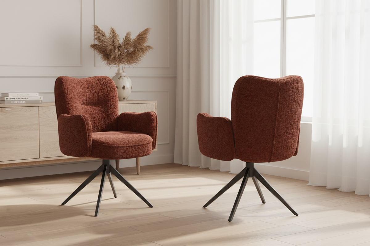 Lot de 2 fauteuils pivotant - Munich