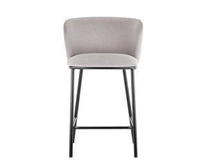 Chaise bar de cuisine beige - Rousseau Furniture - Souffle d'Intérieur
