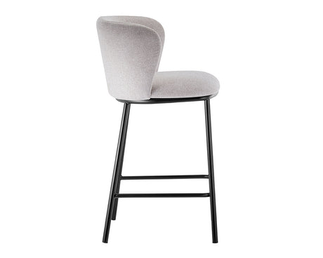 Chaise bar de cuisine beige - Rousseau Furniture - Souffle d'Intérieur
