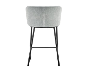Chaise bar de cuisine gris clair - Rousseau Furniture - Souffle d'Intérieur