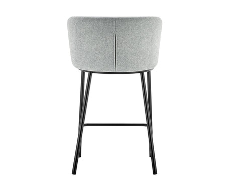 Chaise bar de cuisine gris clair - Rousseau Furniture - Souffle d'Intérieur