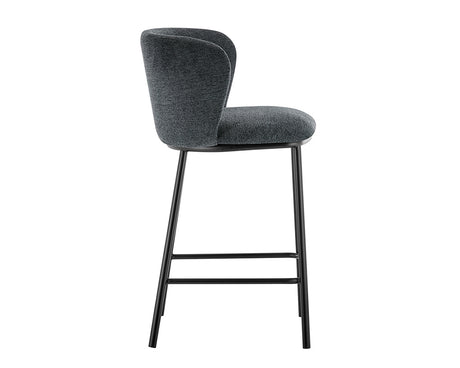 Chaise bar de cuisine gris foncé - Rousseau Furniture - Souffle d'Intérieur