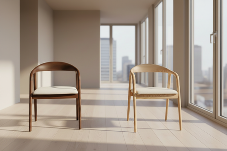 Deux chaises chaise fauteuil en bois avec accoudoirs