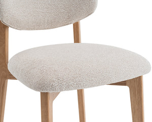 Zoom chaise – Carmy – tissu beige