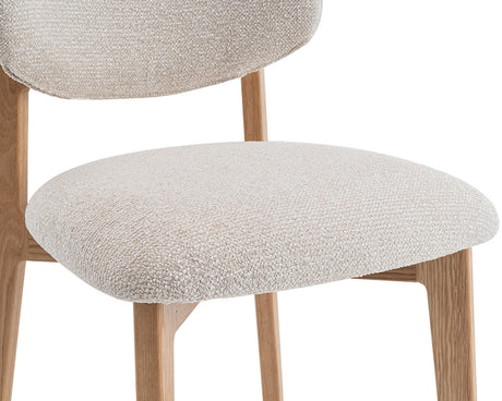 Zoom chaise – Carmy – tissu beige