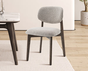 Chaise salle à manger Carmy en situation – salle à manger – tissu sable