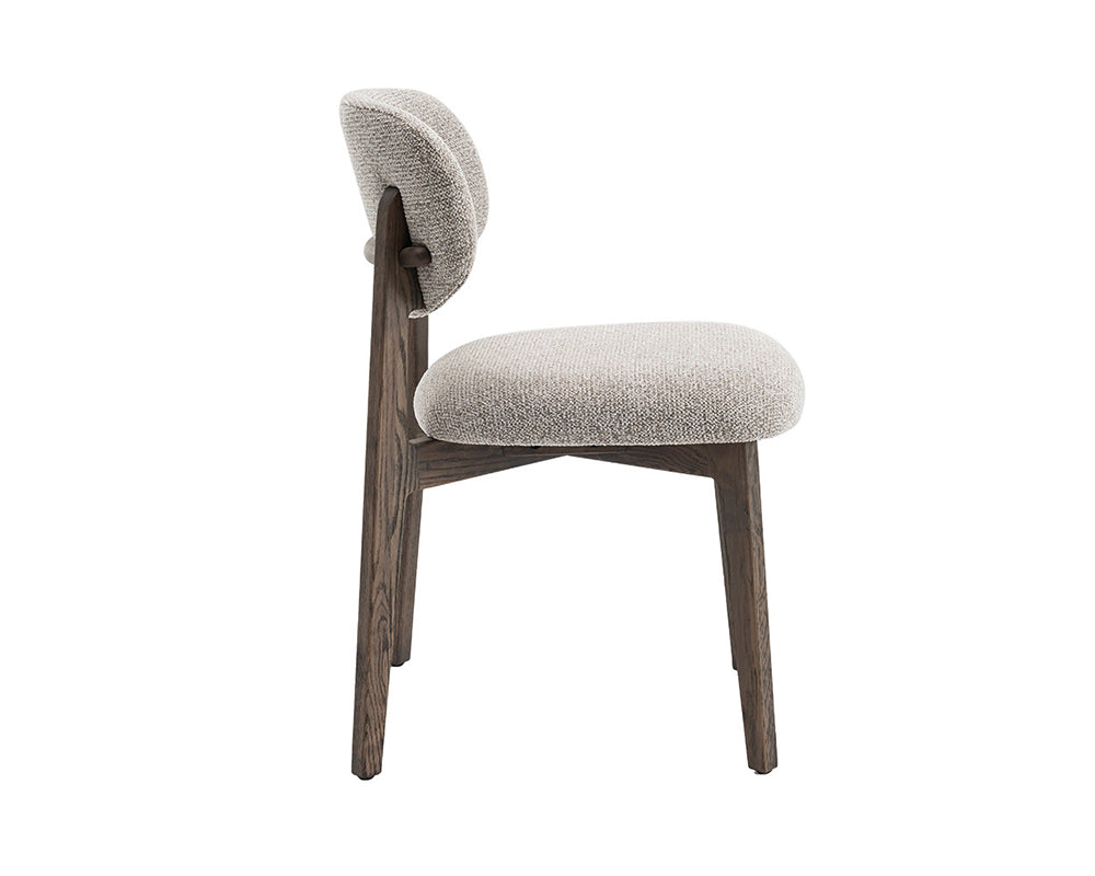 Vue de profil – Carmy – tissu sable