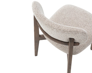 Zoom chaise – Carmy – tissu sable