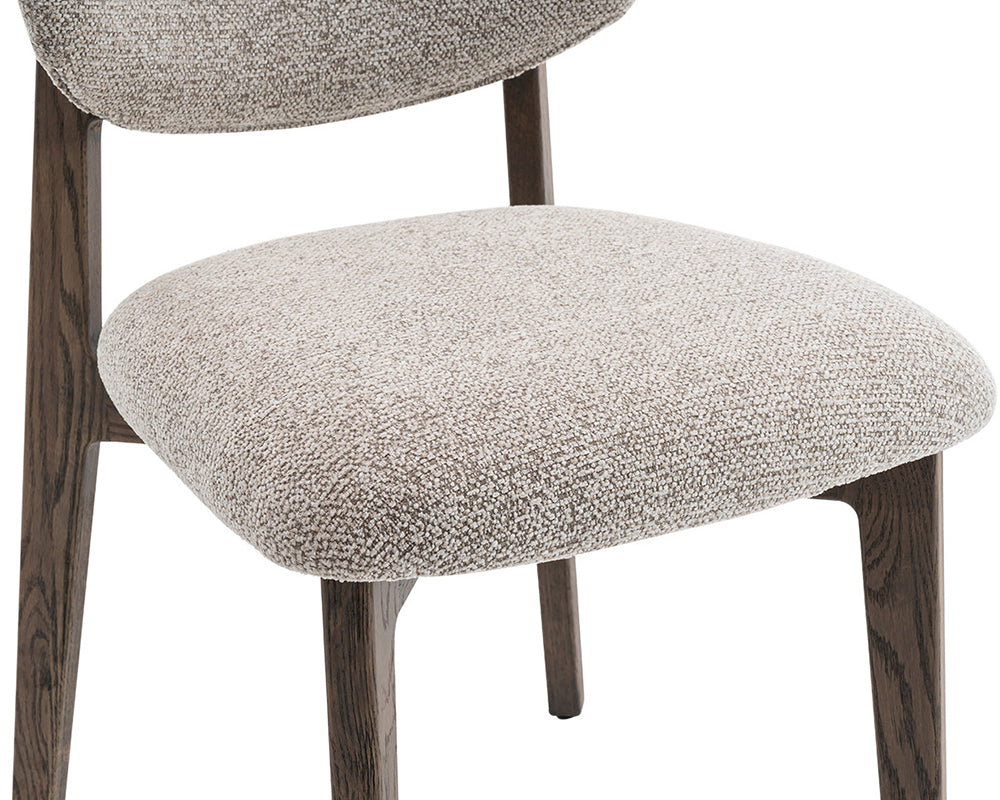 Zoom chaise – Carmy – tissu sable