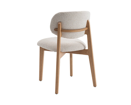 Vue 3/4 arrière – Carmy – tissu beige